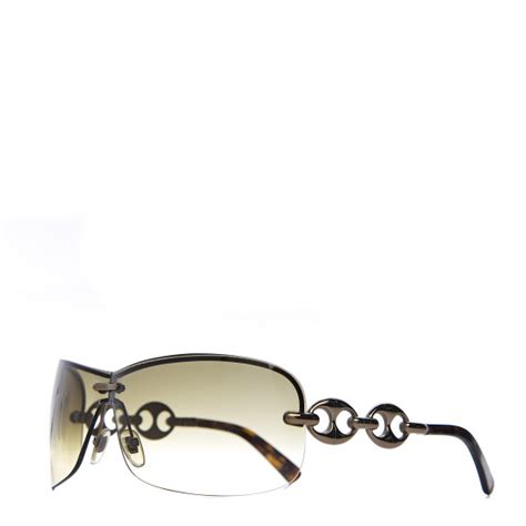 gucci gg 2772|GUCCI Semi Rimless Gradient Marina Chain Sunglasses.